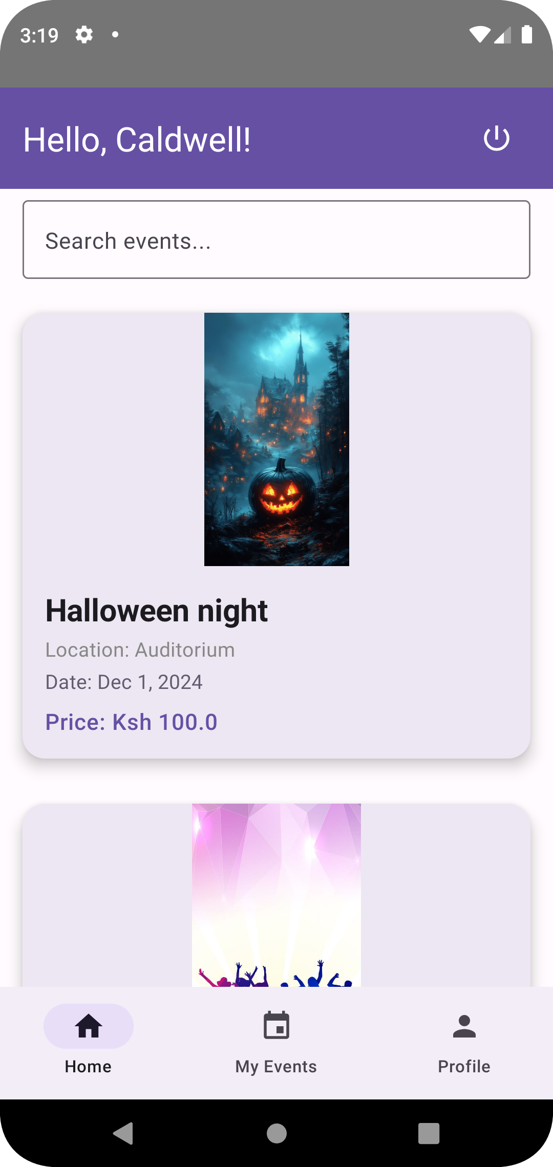 Event Planning App