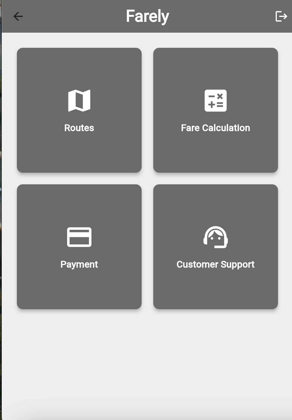 Fare Payment System